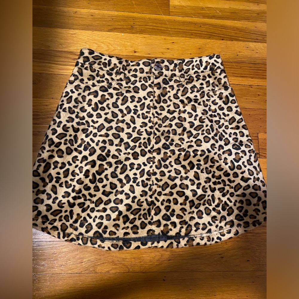 Valfre leopard skirt